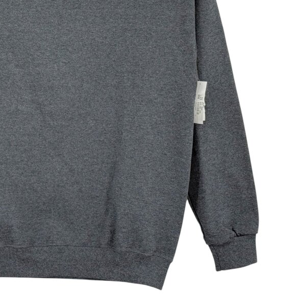 Athletic Works Men's Fleece Dark Gray Sweatshirt M (38-40) Moisture Wicking NWT - Picture 6 of 10